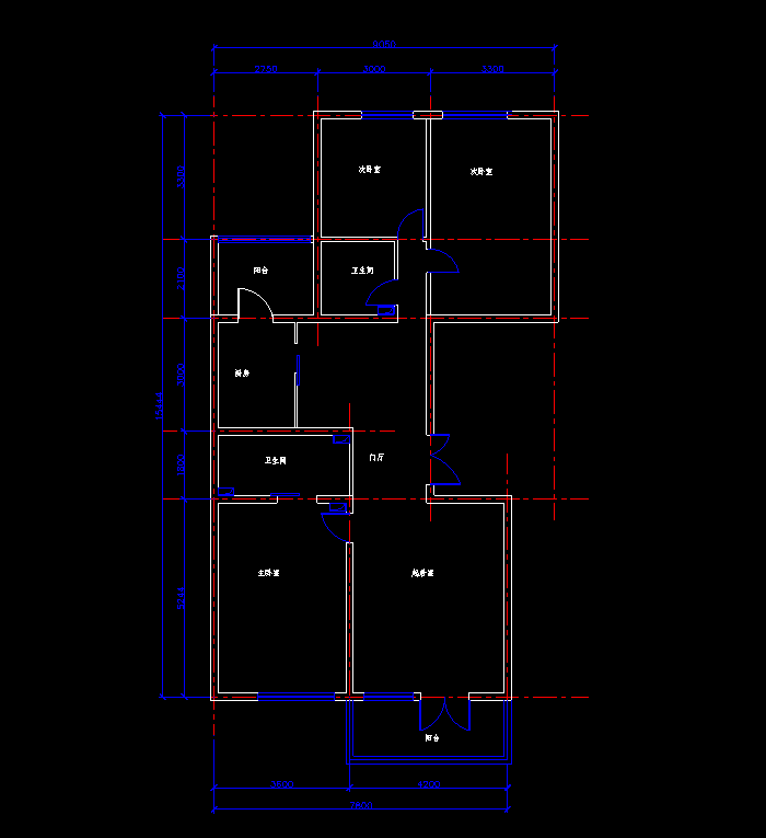 室内家居设计CAD施工图6