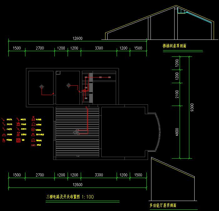 海天别墅装饰设计CAD施工图7