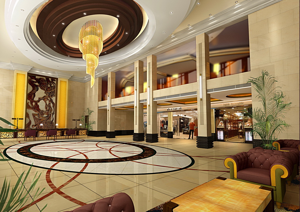 上海市豪华宾馆CAD设计效果图2