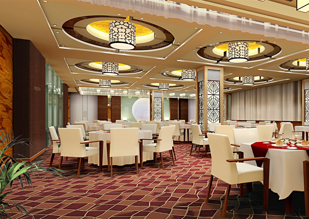 上海市豪华宾馆CAD设计效果图3