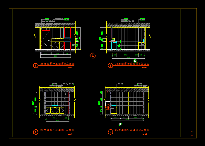 豪华星级酒店CAD设计施工图4