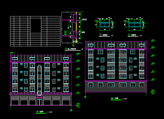 私人住宅CAD建筑施工图纸5