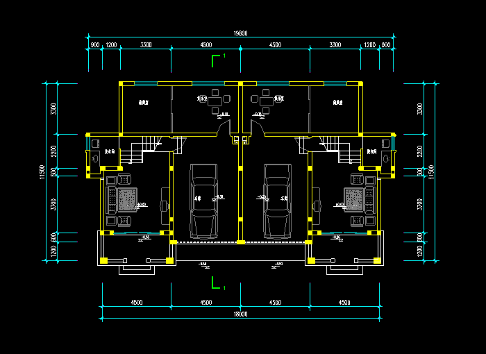 三层小别墅建筑设计CAD施工图纸5