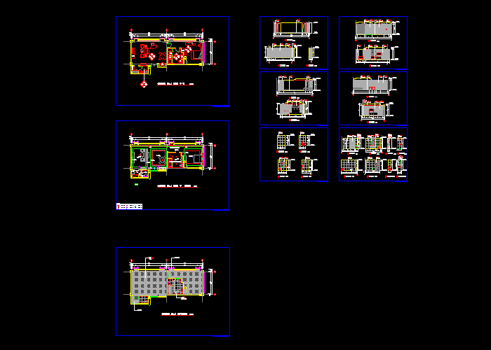 酒店客房CAD设计施工图纸9