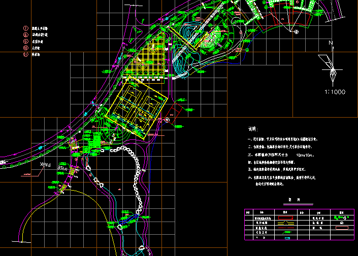 城市公园设计CAD图纸1