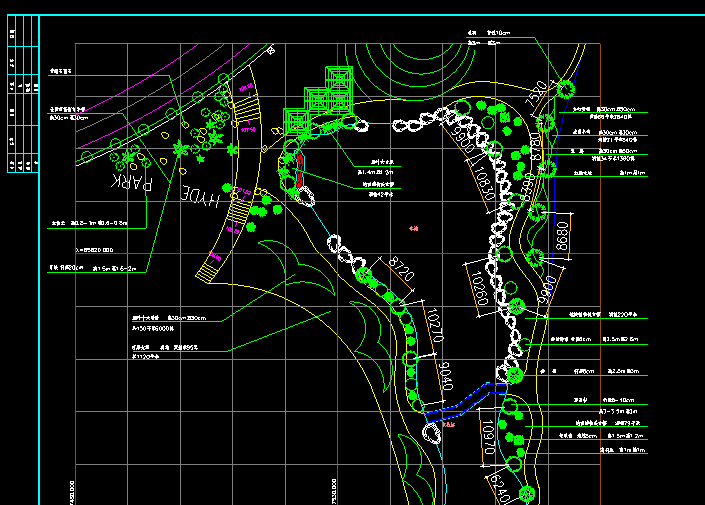 城市公园设计CAD图纸2