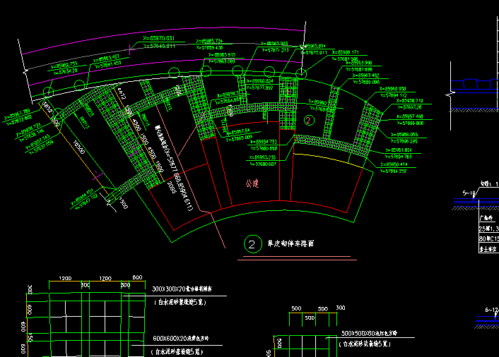 城市公园设计CAD图纸4