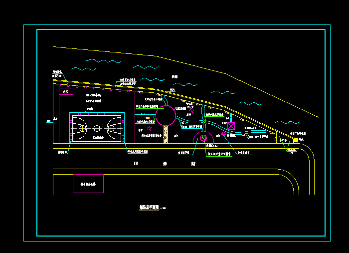 公园广场绿化带设计CAD施工图1