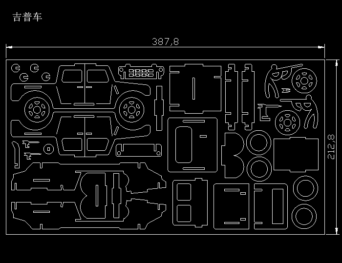 建筑雕刻工艺品CAD图纸4