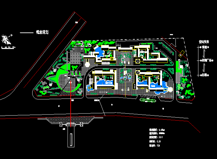 乡镇小游园规划设计CAD施工图5