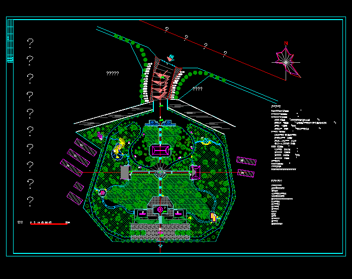 农业生态观光区绿化CAD图纸6