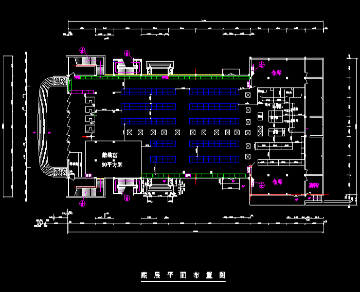 欧式酒店建筑CAD设计施工图5