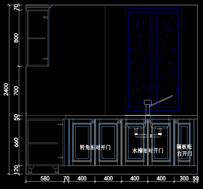 室内家具橱柜设计CAD图纸