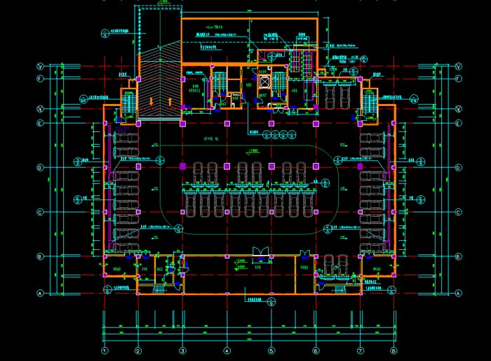 某地税局办公楼CAD建筑施工图